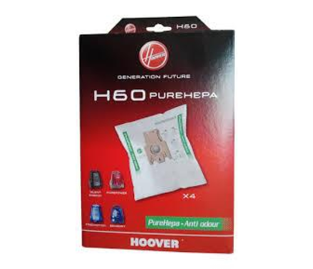 Hoover Ekspres automatyczny H60 PureHepa worek do odkurzacza 4 szt. - 177641 - zdjęcie